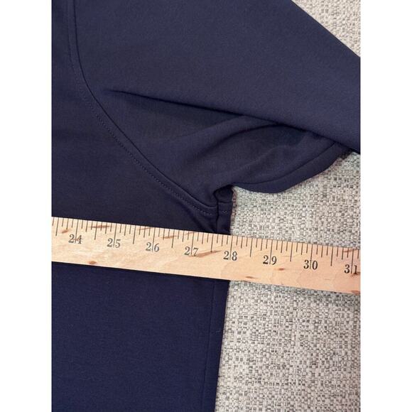 Lands' End Men's Super T Cotton Mock Turtleneck Blue Long Sleeve Shirt 3XL/T - Picture 5 of 9